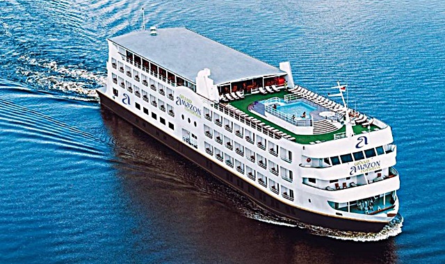 Navio Grand Amazon Expedition, operado pela Iberostar nos rios da Amazônia, no Brasil - divulgação