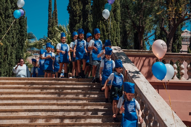 Crianças participantes do evento da Chefs for Children no Anantara Villa Padierna Marbella Resort