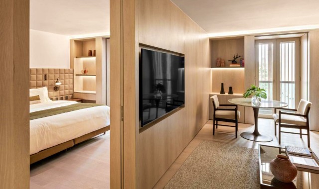 Simulação da suíte do hotel Pulso Faria Lima. em São Paulo - divulgação