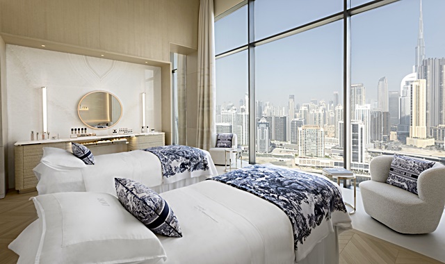 Sala do Dios Spa no hotel The Lana, em Dubai -foto Dorchester Colection