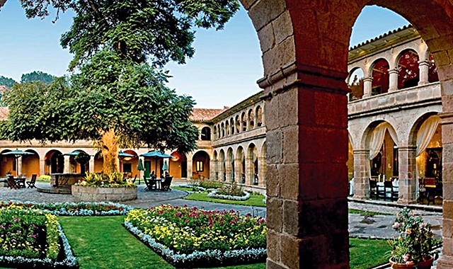 Pàtio interno do Hotel Belmond Monasterio, em Cusco, no Perú - divulgação