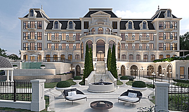 Ilustração de como deverá ser o hotel Colline de France em Miguel Pereira, RJ - divulgação