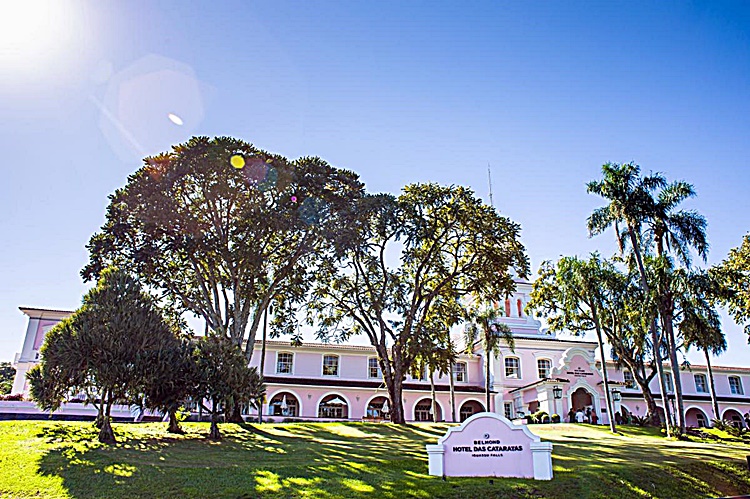 Fachado do Hotel das Cataratas, a Belmond Hotel, em Foz do Iguaçú, Paraná.